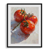 Vine Ripened Tomatoes Framed Art For Wall